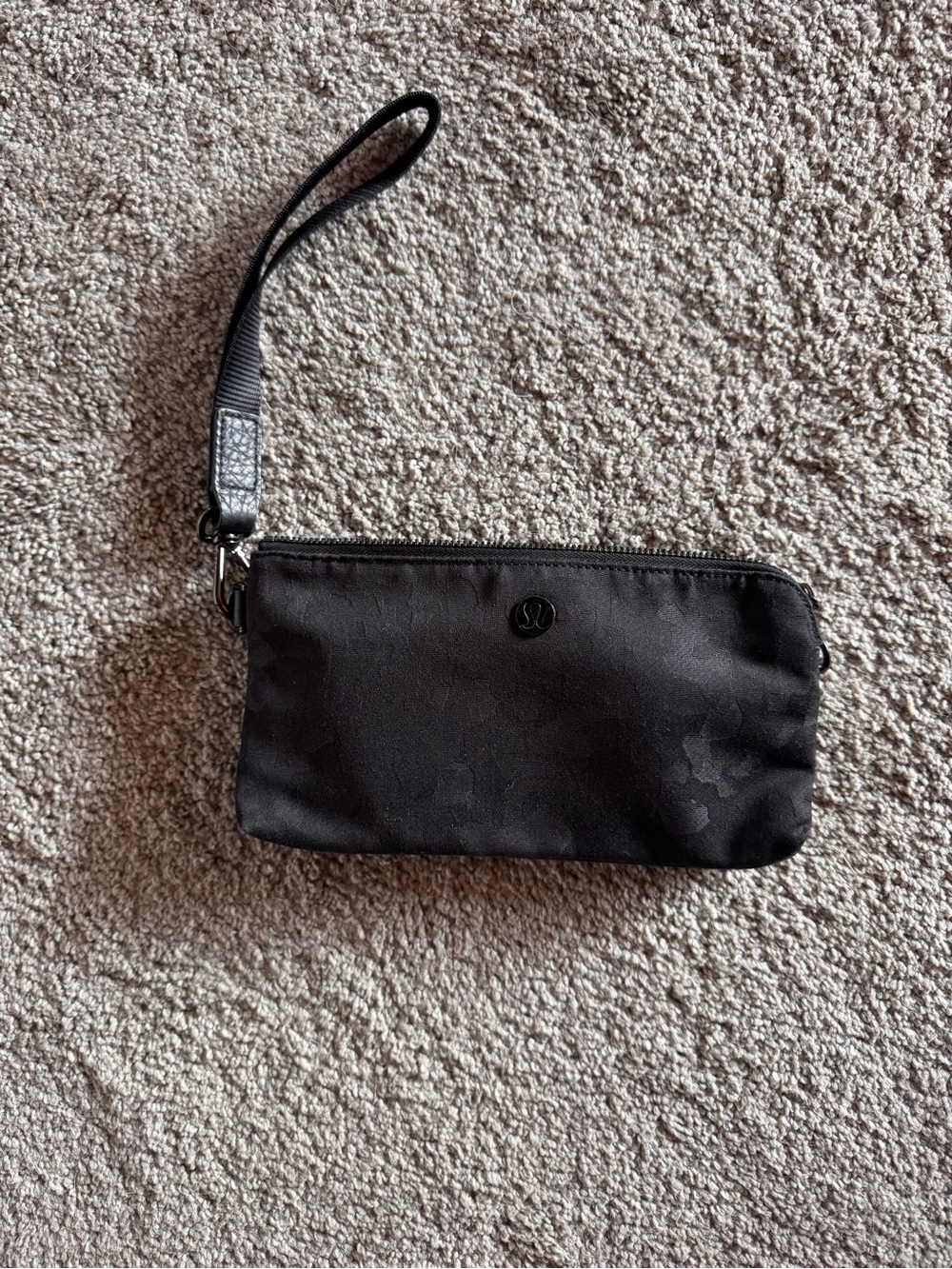 lululemon athletica Black Wristlet Pouch with Strap
